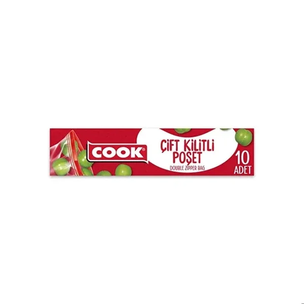 Cook Double Zipper Bag 10 pcs