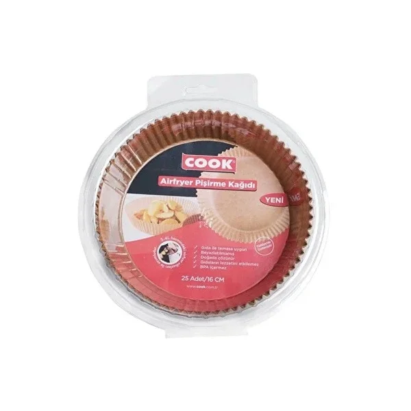 Cook Cook Airfryer Baking Paper 25 pcs 25 pcs 25 pcs