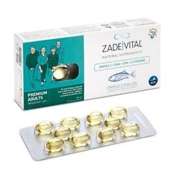 Zade Vital Omega3 30 soft Capsules For Adults