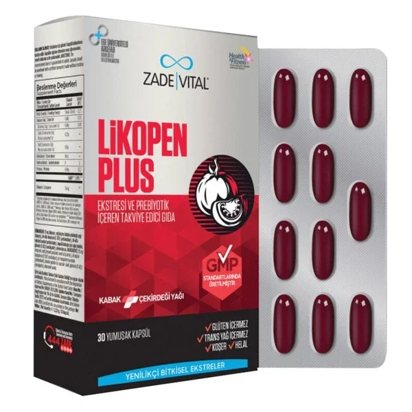 Zade Vital Lycopene Plus 500 mg 30 capsules