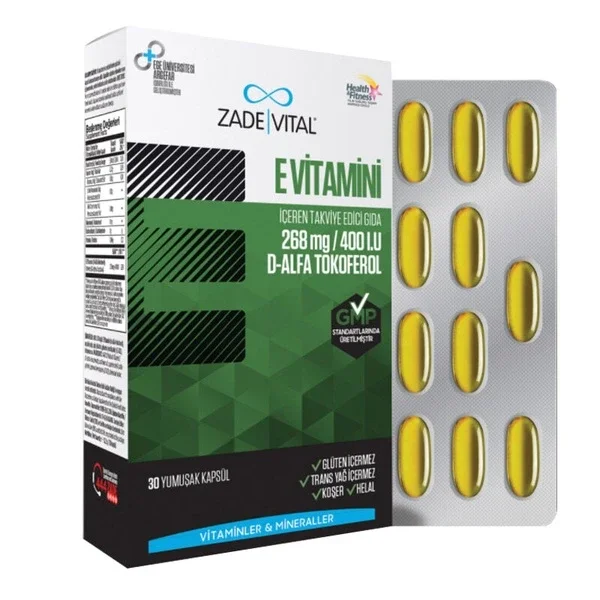 Zade Vital Vitamin E 30 capsules
