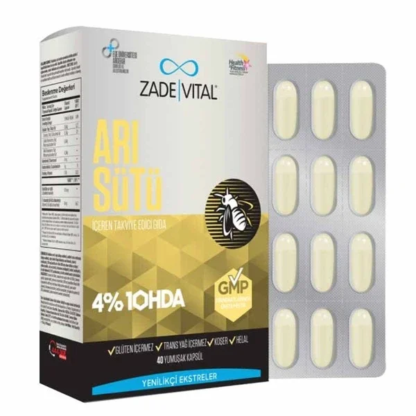 Zade Vital Royal Jelly 1000 mg 40 soft Capsules