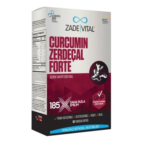 Zade Vital Curcumin Forte 1000 mg 40 capsules