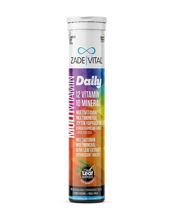 Zade Vital Multivitamin 20 effervescent Tablets