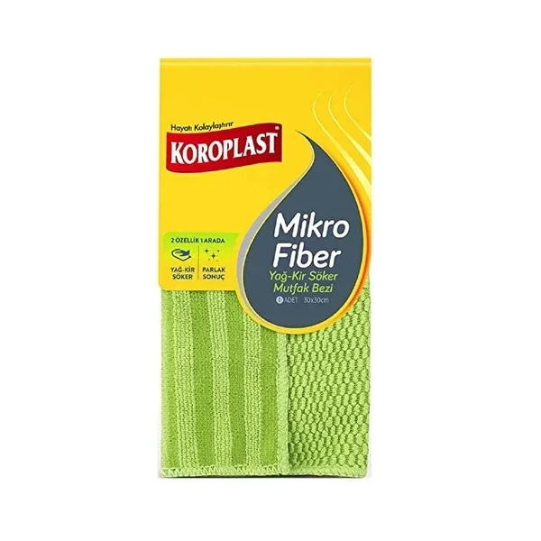 Koroplast Microfiber Kitchen Cloth - Oil & Dirt Cleaner 1pc