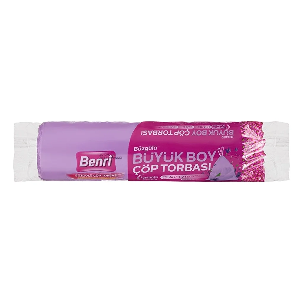 Benri Drawstring Lavender Scented Garbage Bag