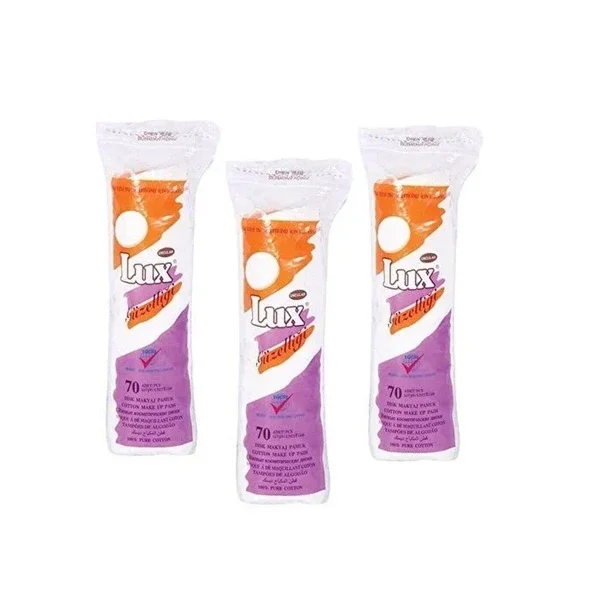 Lux Disk Make-up Remover Cotton 3x70 pcs