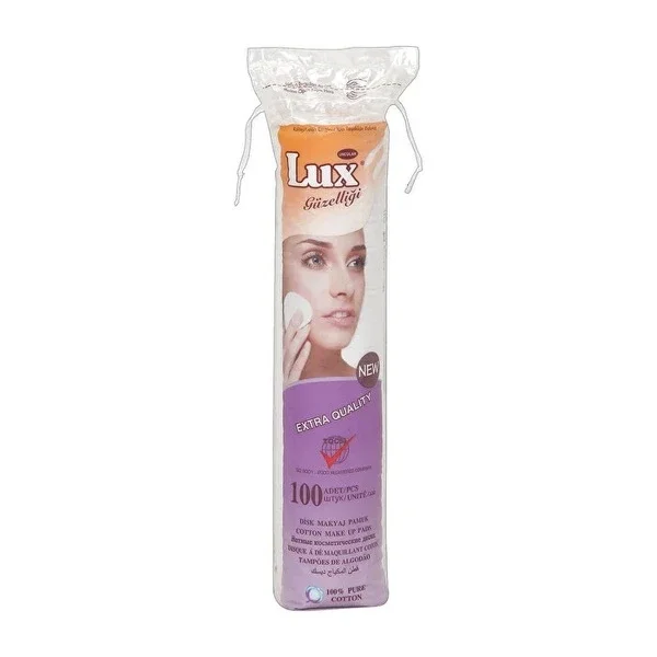 Lux Cotton Make-up Pad Disk Waterjet 100 pcs