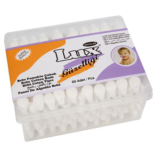 Детские ватные палочки Lux Baby 60 шт