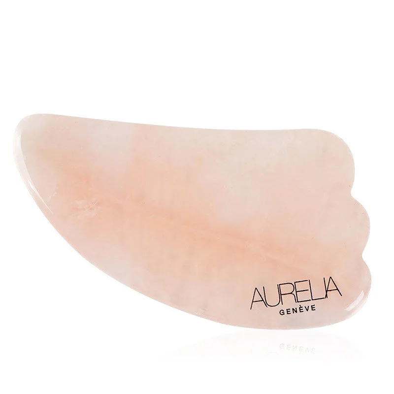 Aurelia Geneve Rose Quartz Wing Gua Sha Tool for Skincare