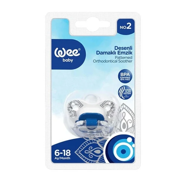 Wee Baby Patterned Pacifier 6-18 months