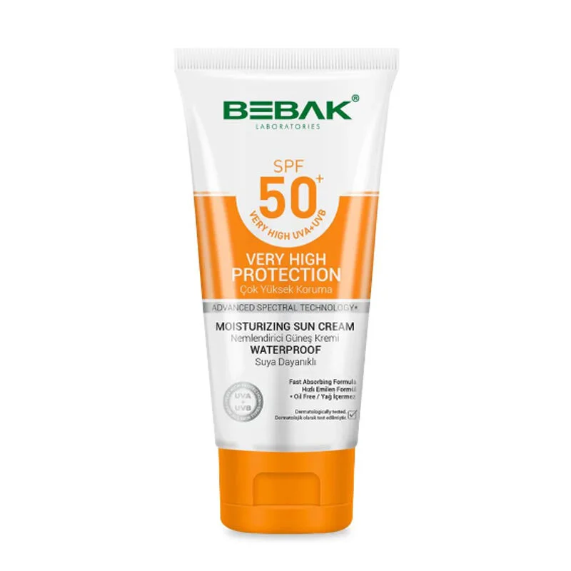 Bebak Spf50+ High Protection Moisturizing Effective Sun Cream 75 ml