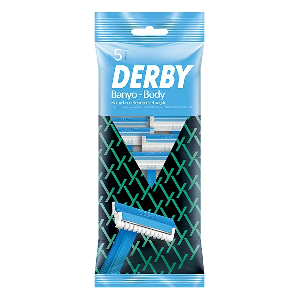Derby Bathroom 5 pack Disposable Razor