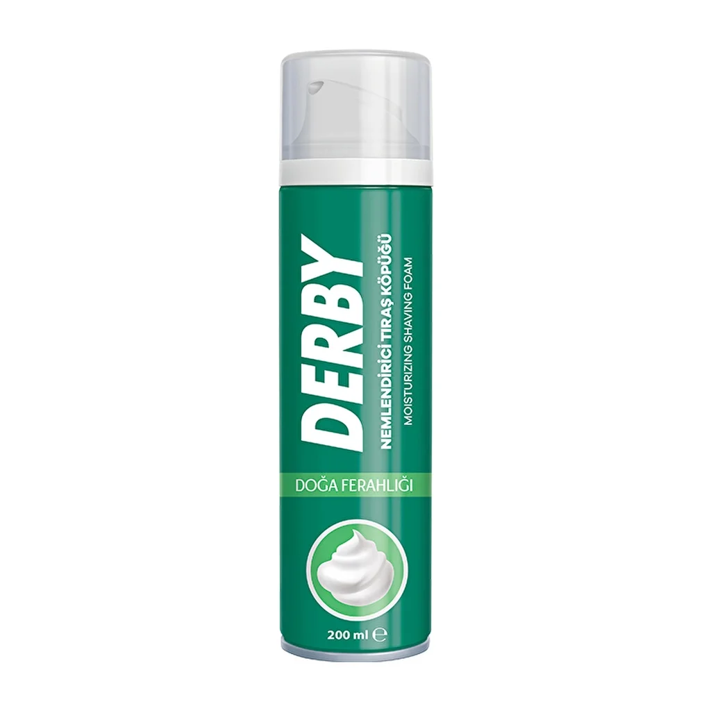 Derby Feuchtigkeitsspendender Rasierschaum - Nature Fresh 200ml