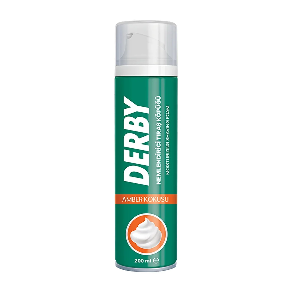 Derby Feuchtigkeitsspendender Rasierschaum - Amber Duft, 200ml