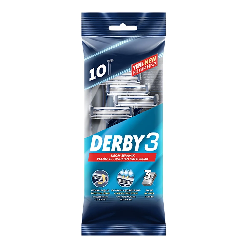 Derby Samurai 3 classic 10 pack Razor Blades