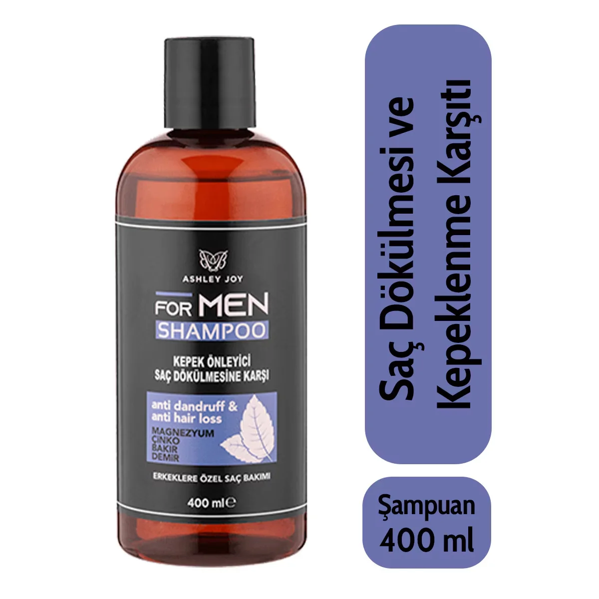 Ashley Joy Haarausfall-Präventionsshampoo für Männer - 400ml