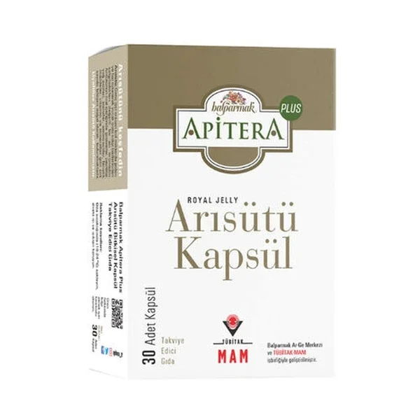 Balparmak Apitera Royal Jelly Capsule Food Supplement 30 capsules