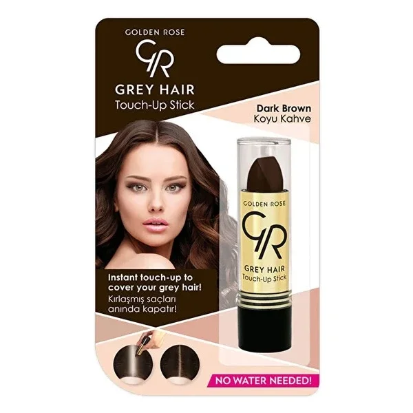 Golden Rose White Hair Concealer Stick No.02 Dark Brown 1 pcs