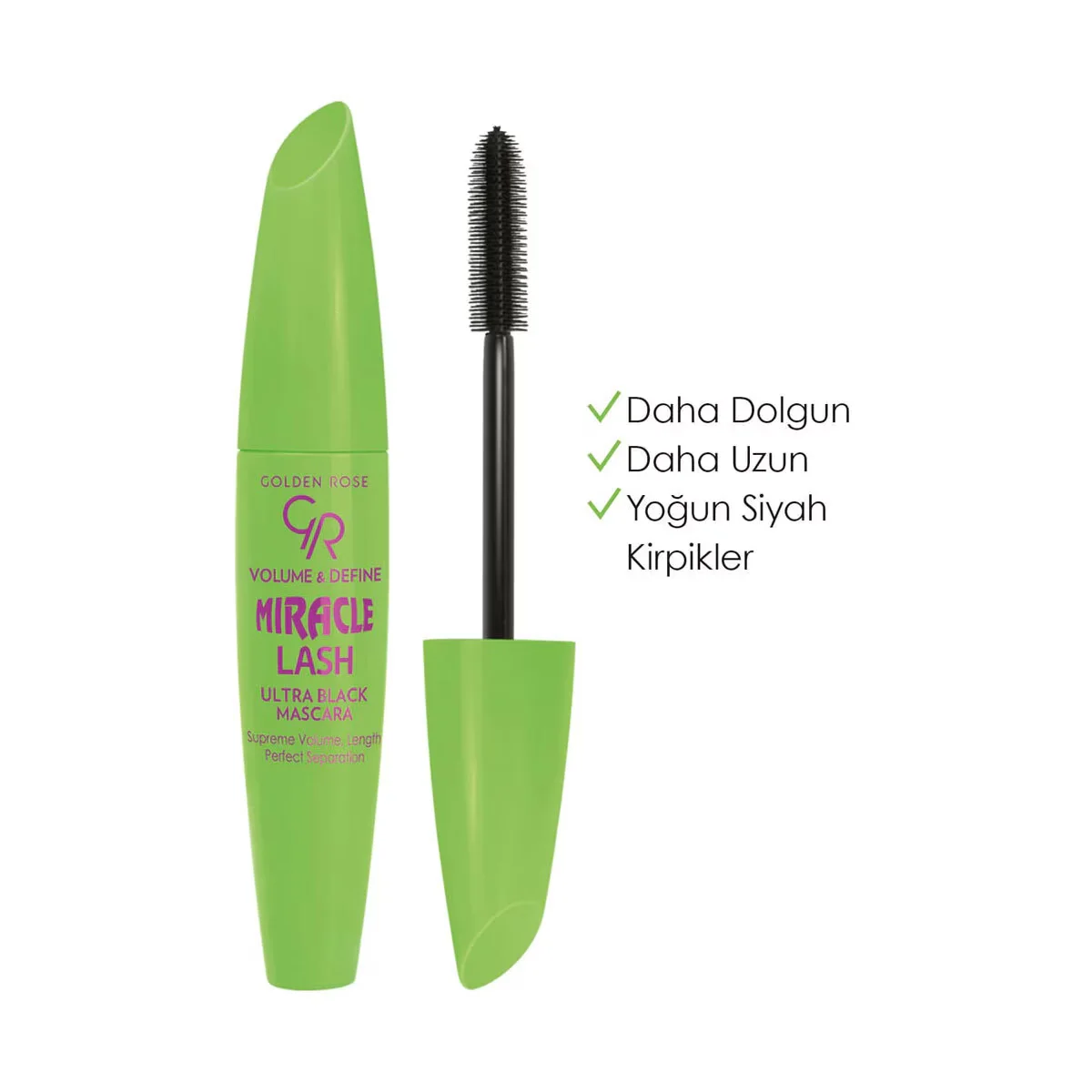 Golden Rose Volume &amp; Define Miracle Lash Ultra Black Mascara