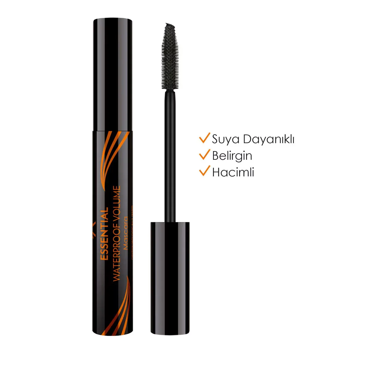 Golden Rose Mascara Essential Waterproof &amp; Volumizing Black 1 pcs