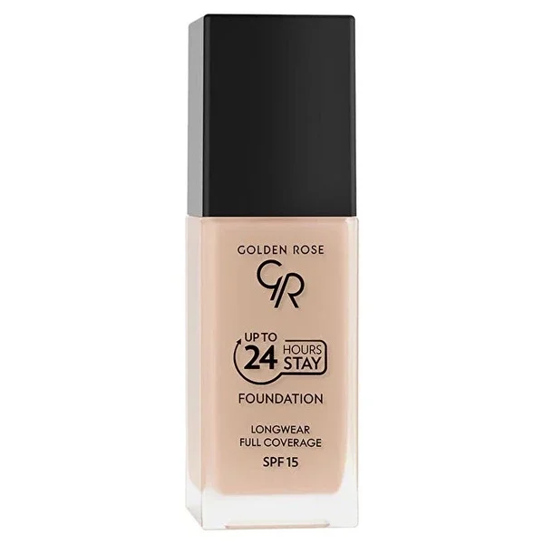 Golden Rose 24HR Stay Foundation - Semi-Matte, SPF 15, Moisturizing