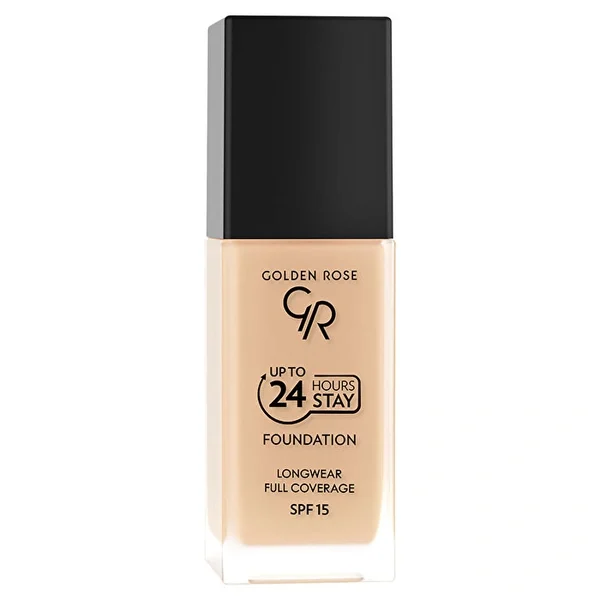 Golden Rose 24HR Stay Foundation - Light & Moisturizing SPF 15