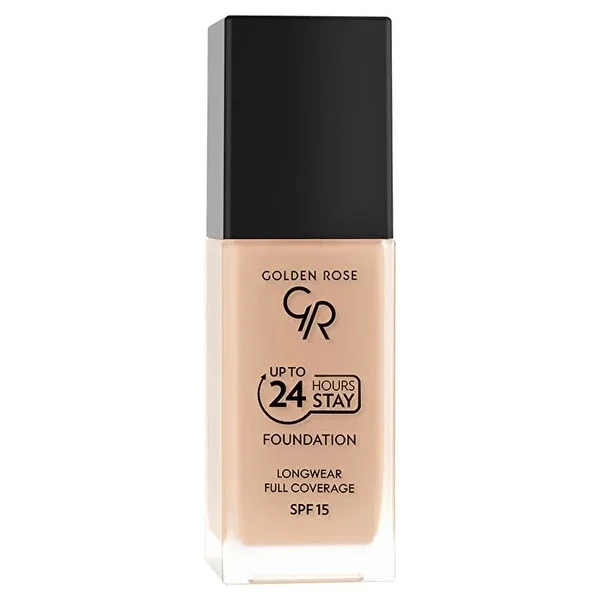 Golden Rose 24HR Stay Foundation - Light, Semi-Matte, SPF 15