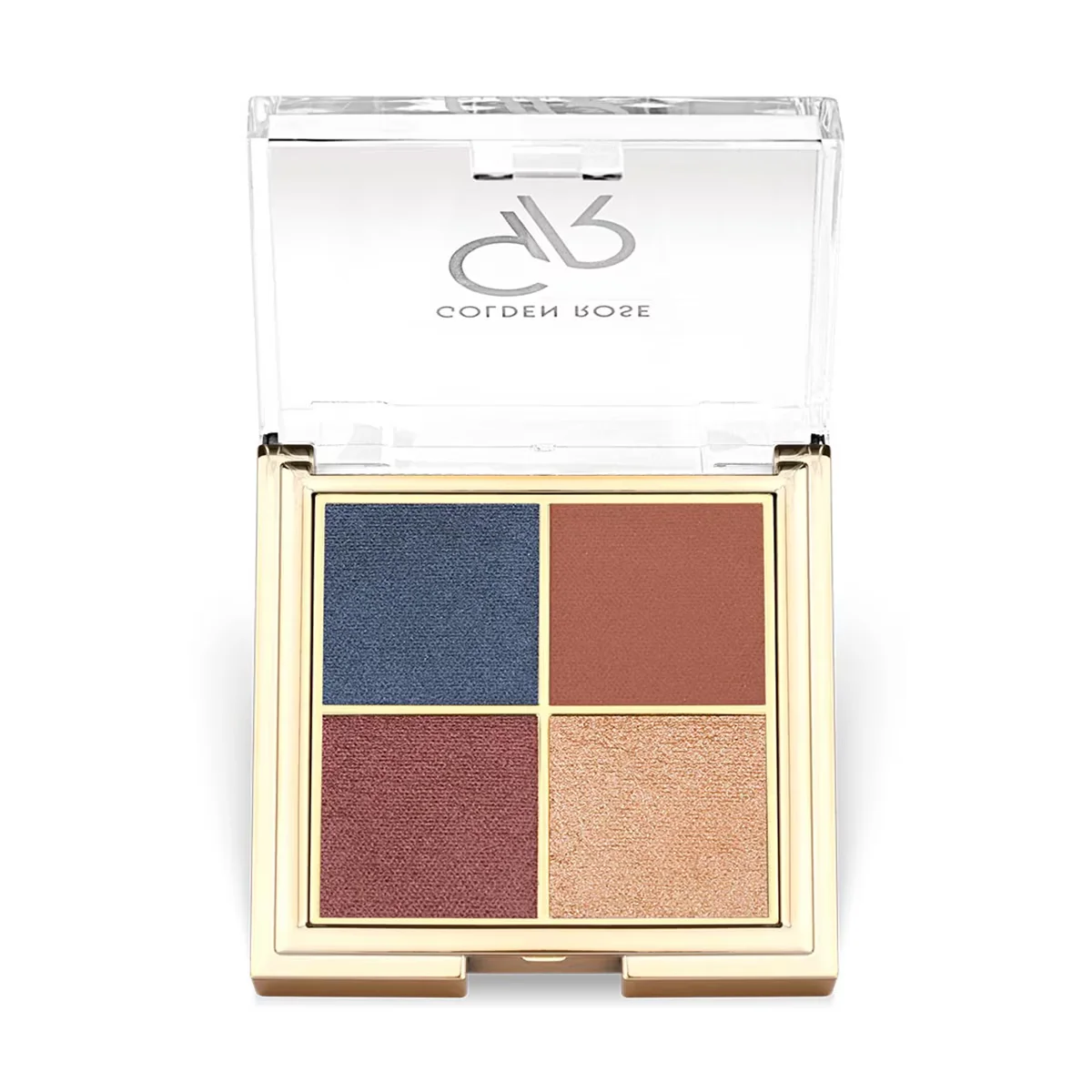 Golden Rose Quattro Eyeshadow Palette No: 03 blue Charm