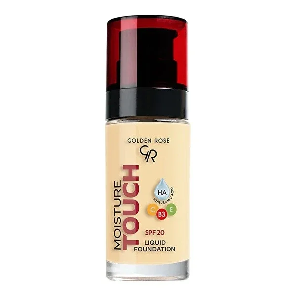 Golden Rose Moisture Touch Liquid Foundation SPF20 No: 102 1 pcs