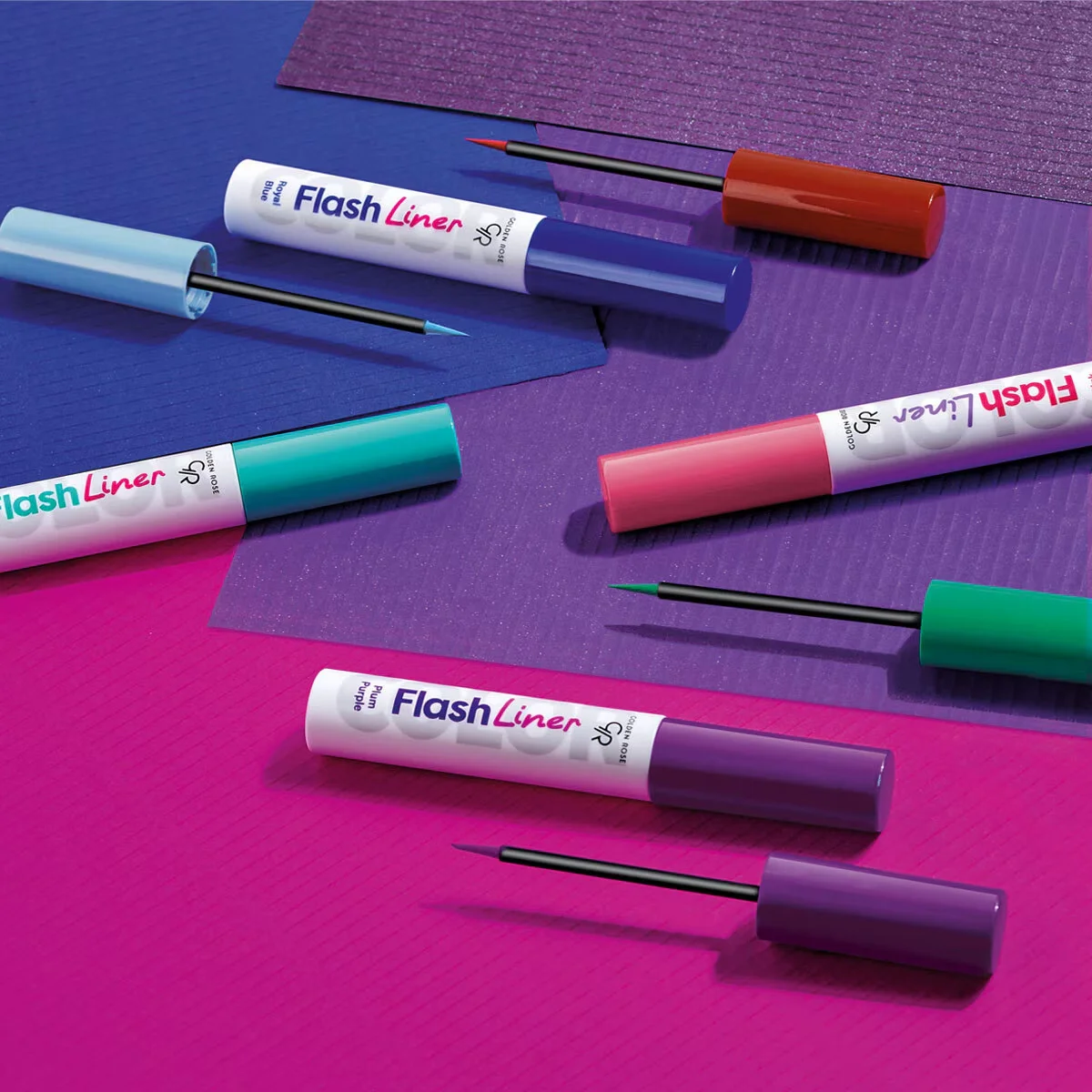 Подводка для глаз Golden Rose Flash Lash королевский синий № 104