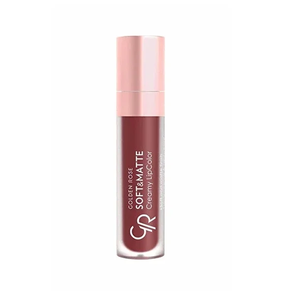 Golden Rose Soft Matte Creamy Lipstick with Jojoba & Avocado Oil