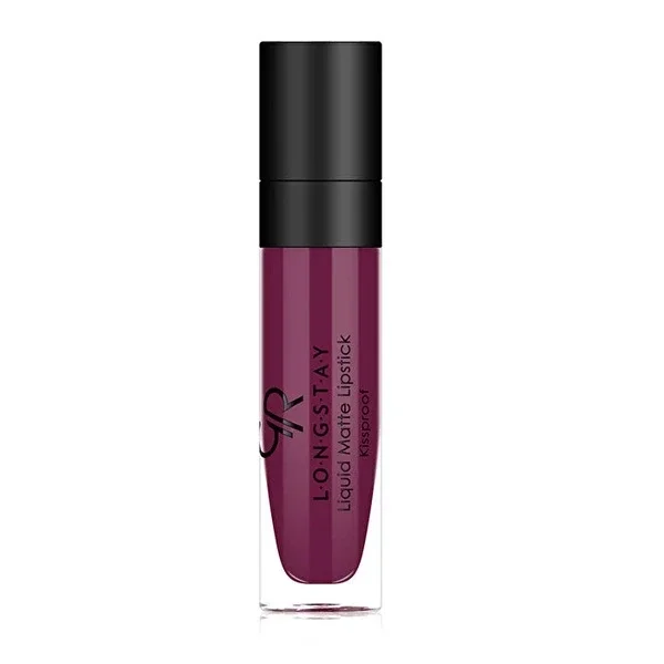 Golden Rose Liquid Matte Lipstick - Long-Lasting Color & Care
