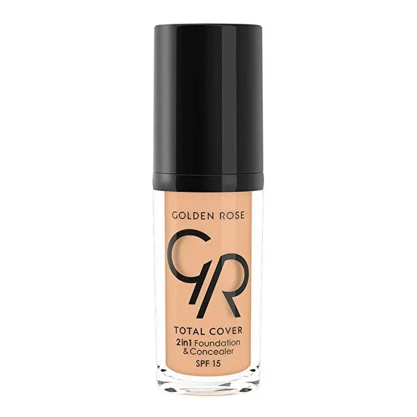 Golden Rose Total Cover 2in1 Foundation & Concealer 30ml