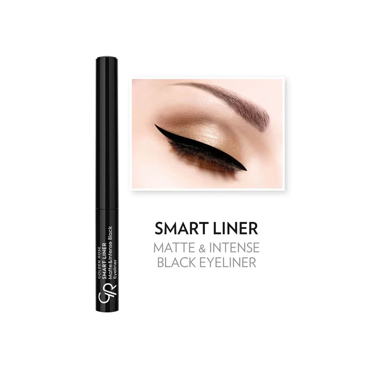 Golden Rose Smart Liner Matte&amp;int. Black Eyeliner