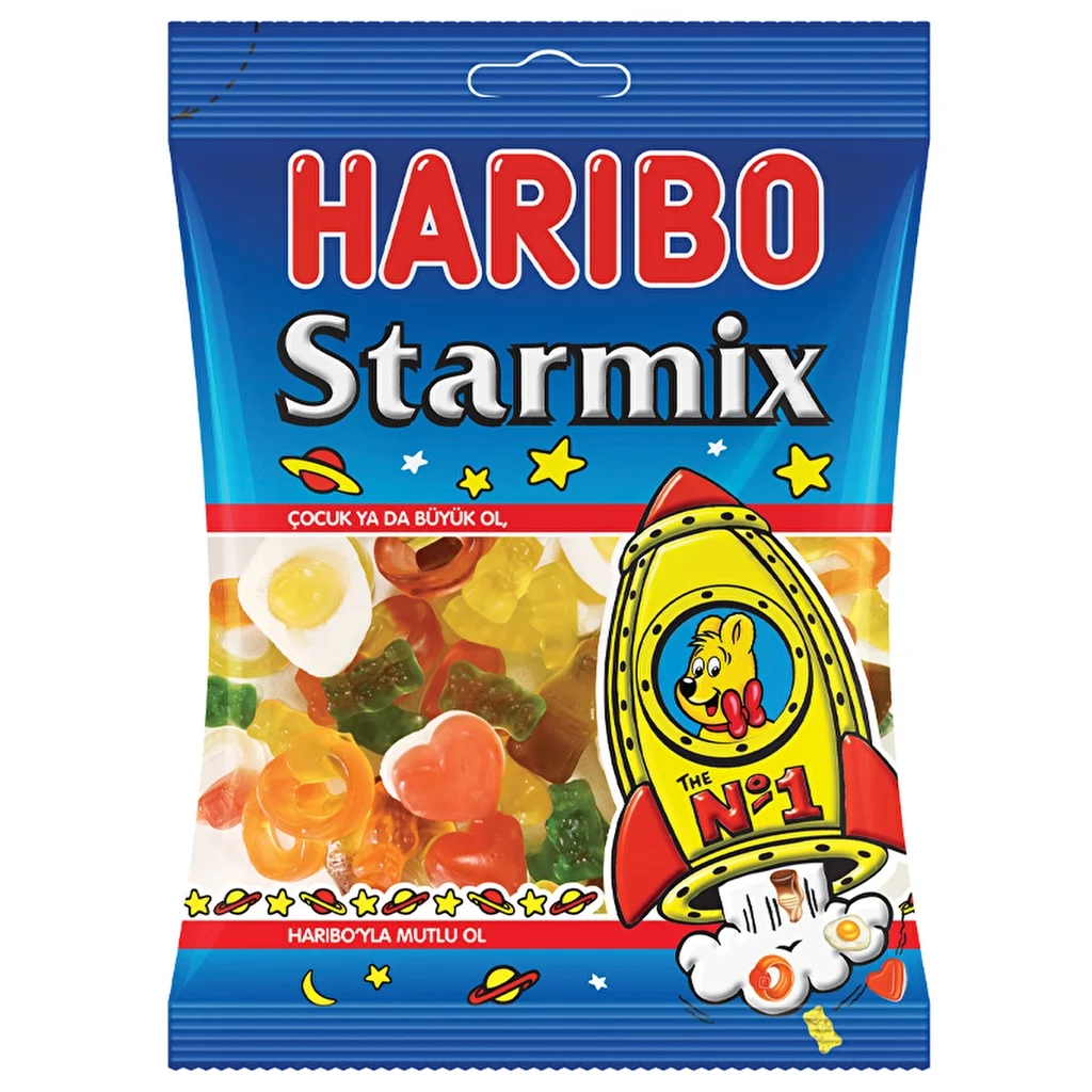 Haribo Starmix Flavored Mixed Soft Candy 80 gr