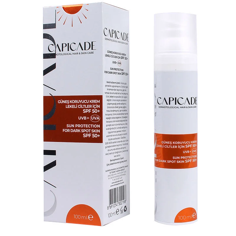 Capicade Spf50+ Sunscreen Cream For Blemished Skin 100 ml