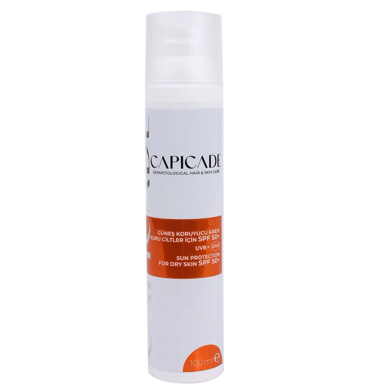 Capicade Spf50+ Sunscreen Cream For Dry Skin 100 ml