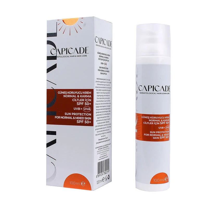 كريم واقي شمس SPF50+ 100 مل من كابيكيد Capicade