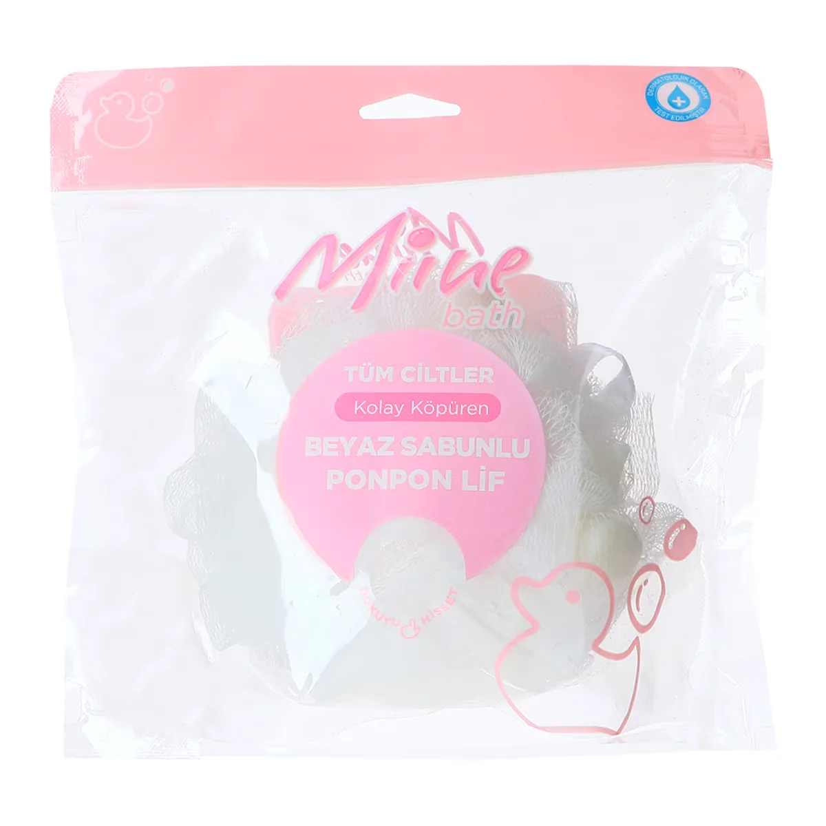 Miine Bath Loofah White Soapy
