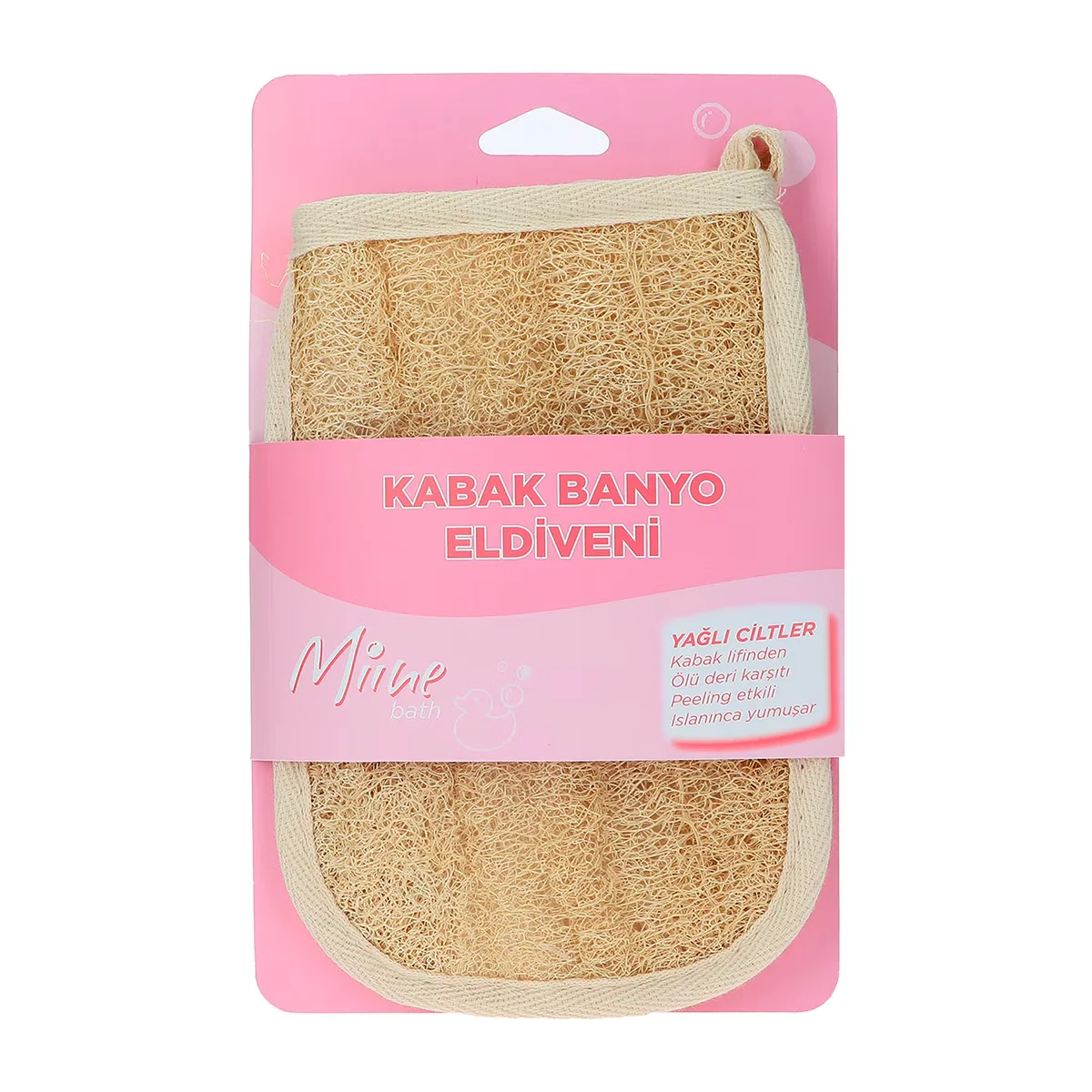 Miine Umweltfreundlicher Kürbis-Bad-Handschuh Peeling - Nachhaltige Pflege
