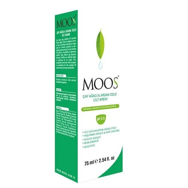 Moos Tea Tree & Argan Oil Skin Care Cream 75ml - Nourish & Protect