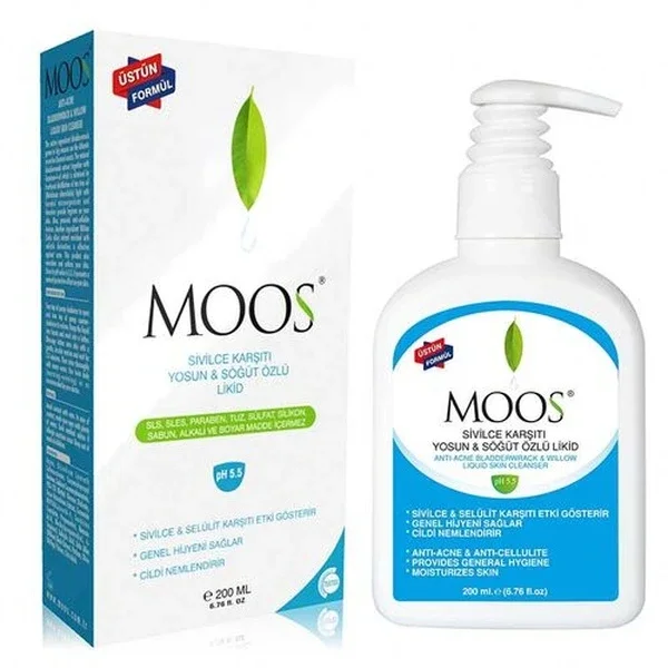 Moos Seaweed & Willow Facial Cleanser 200ml - Hydrating & Refreshing