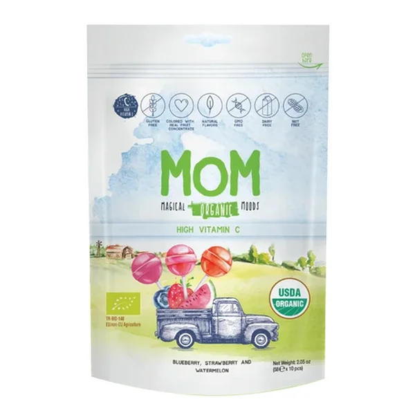 Mom Magical Organic Moods Vitamin C Lollipop 10 pcs