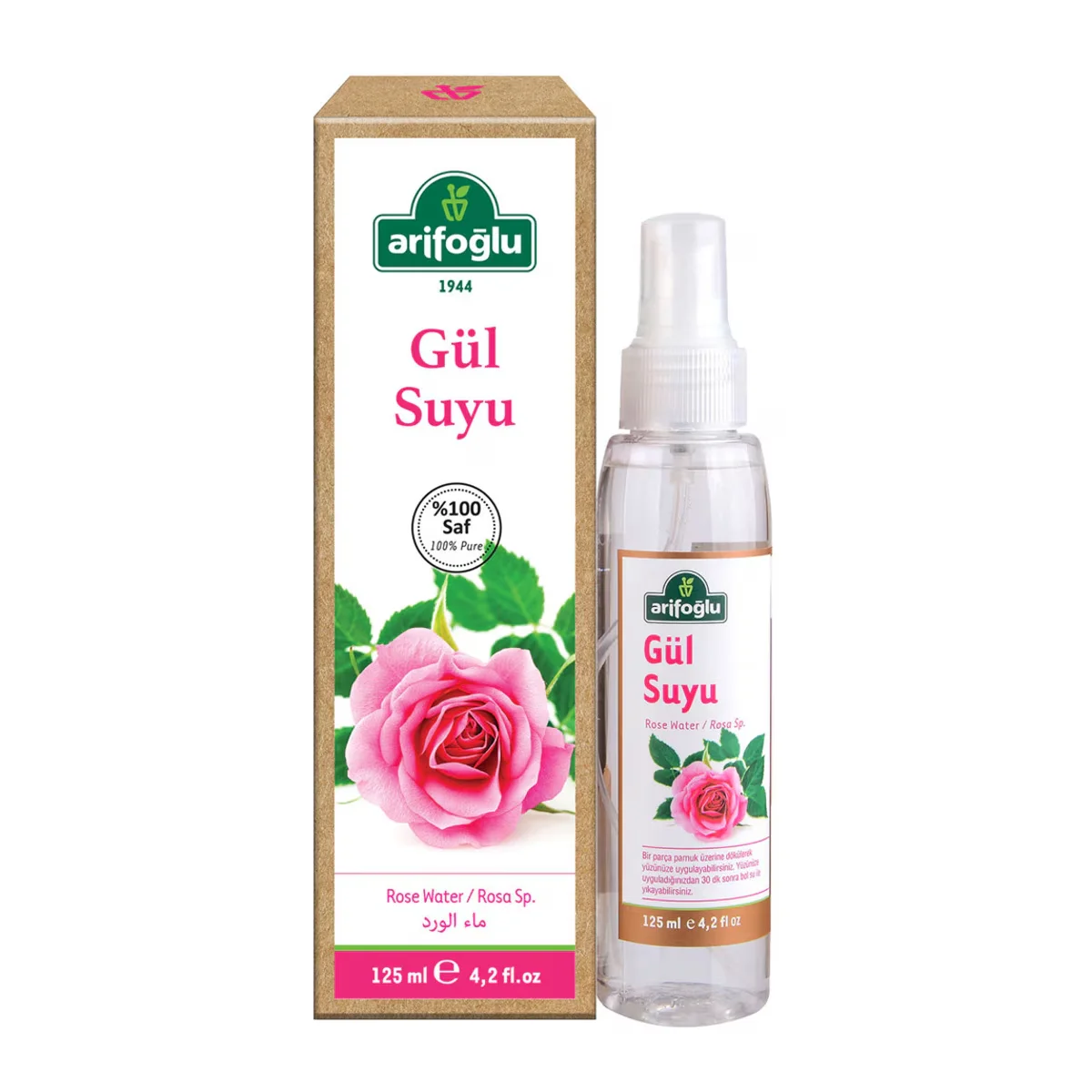 Arifoğlu Rose Water 125 ml