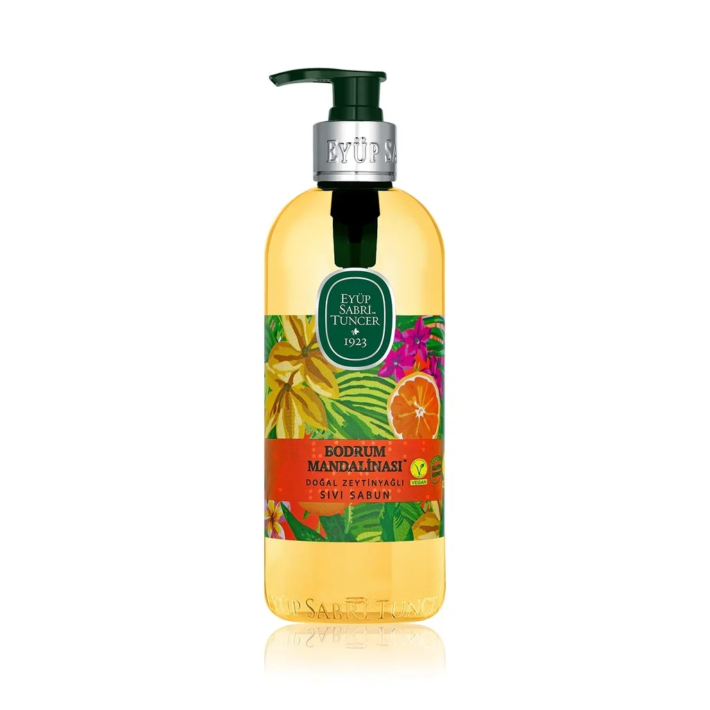 Eyüp Sabri Tuncer Natural Olive Oil Liquid Soap Bodrum Tangerine 500 ml