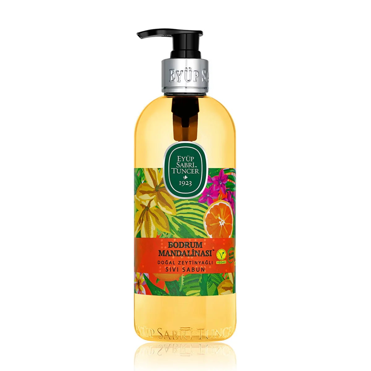 Eyüp Sabri Tuncer Natural Olive Oil Liquid Soap Bodrum Tangerine 500 ml