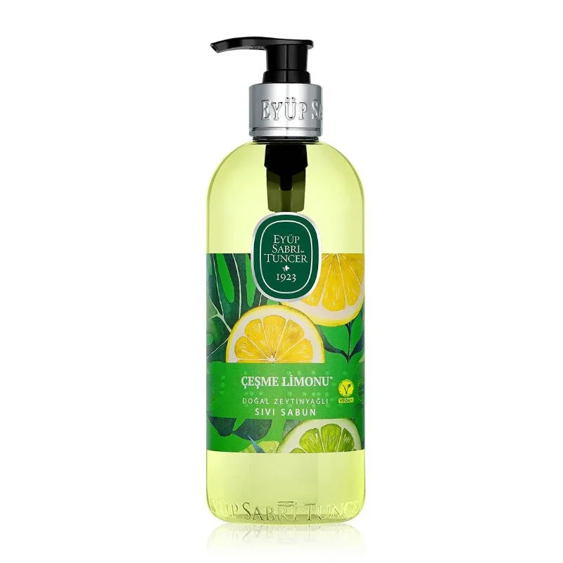 Eyüp Sabri Tuncer Natural Olive Oil Liquid Soap Çeşme Lemon 500 ml