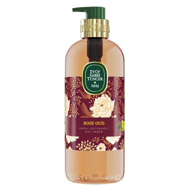Eyüp Sabri Tuncer Rose Oud Natural Olive Oil Liquid Soap 500 ml