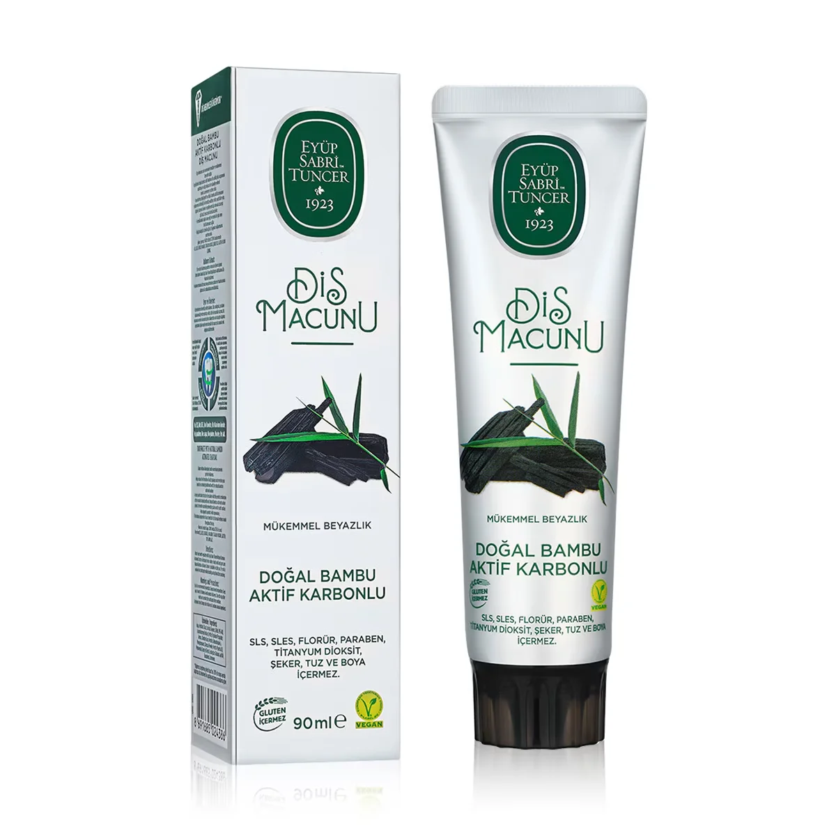 Eyüp Sabri Tuncer Natural Bamboo Activated Carbon Toothpaste 90 ml
